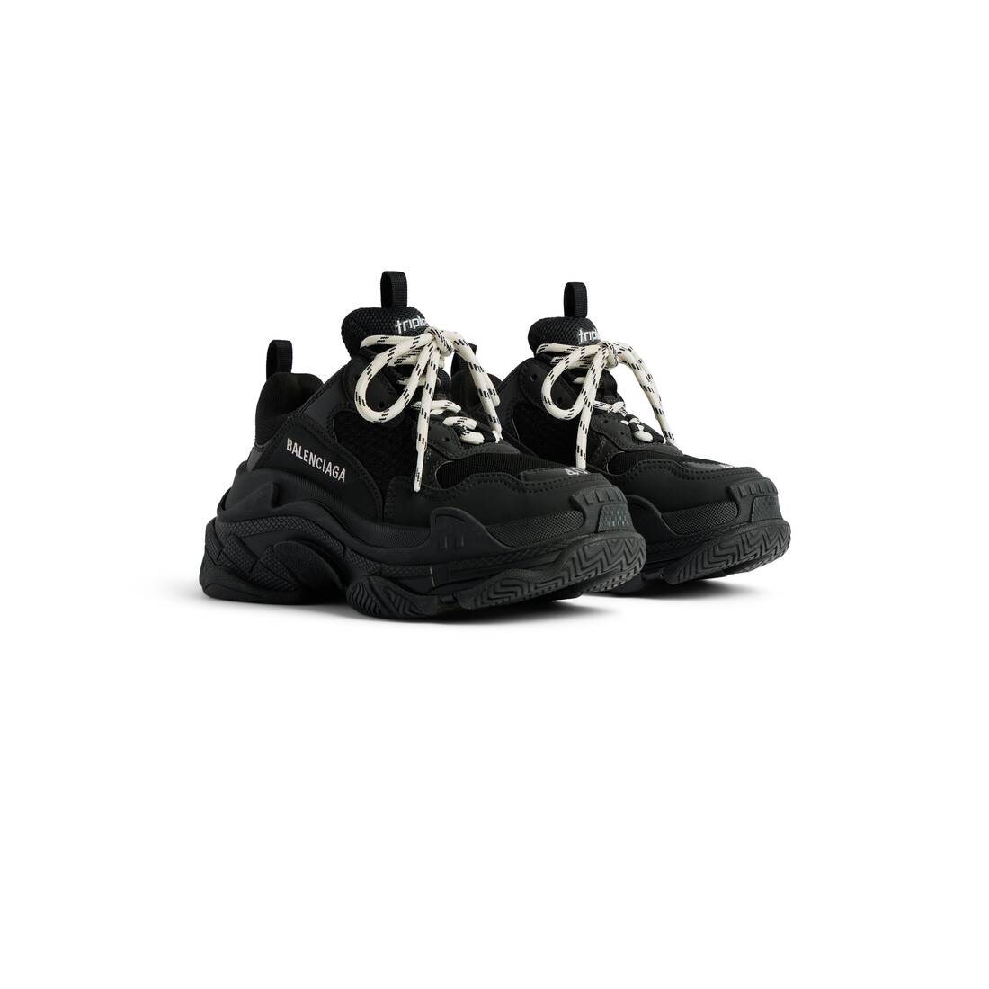 Men’s Triple S Sneaker in Black - Image 2